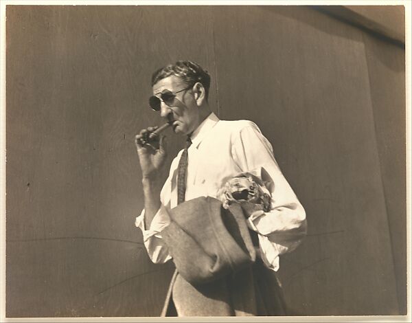 [Male Pedestrian Smoking Cigar, Detroit (for Fortune Magazine Article "Labor Anonymous")], Walker Evans (American, St. Louis, Missouri 1903–1975 New Haven, Connecticut), Gelatin silver print 