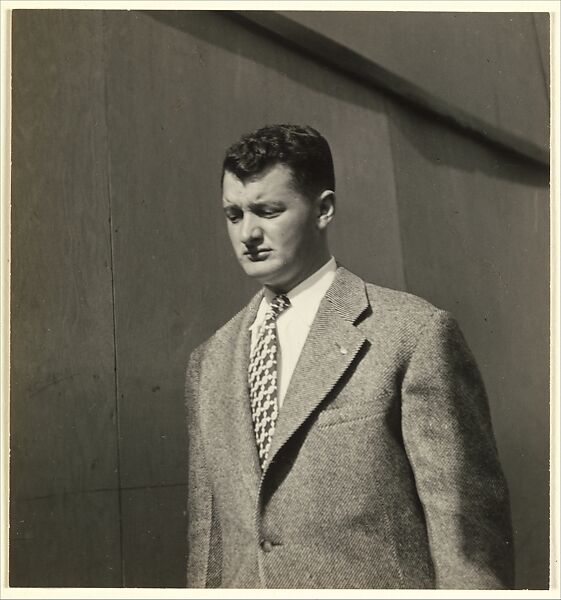 [Male Pedestrian in Tweed Coat, Detroit (for Fortune Magazine Article "Labor Anonymous")], Walker Evans (American, St. Louis, Missouri 1903–1975 New Haven, Connecticut), Gelatin silver print 