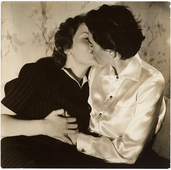 Two Women in Love, John Gutmann (American (born Germany), Breslau 1905–1998 San Francisco, California), Gelatin silver print 