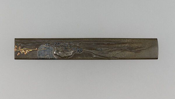 Knife Handle (Kozuka), Copper-silver alloy (shibuichi), gold, copper, copper-gold alloy (shakudō), silver, Japanese 