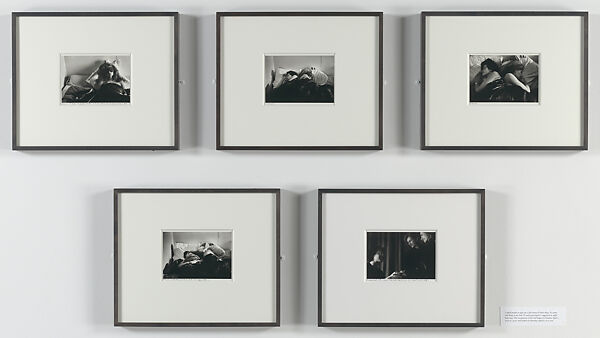 Gloria K., first sleeper.  Anne B., second sleeper., Sophie Calle (French, born Paris, 1953), Gelatin silver prints 