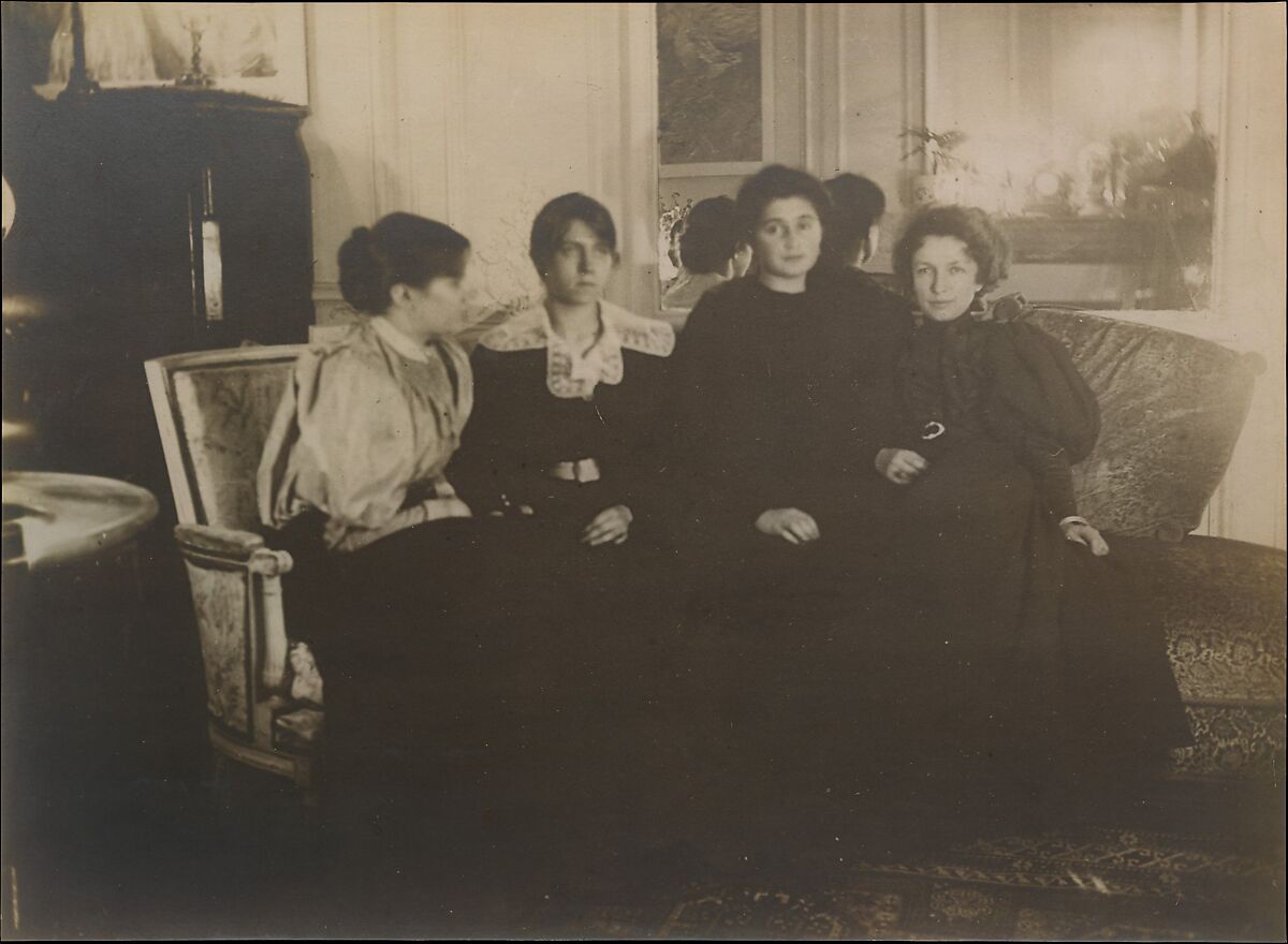 Paule Gobillard, Jeannie Gobillard, Julie Manet, and Geneviève Mallarmé, Edgar Degas (French, Paris 1834–1917 Paris), Gelatin silver print 