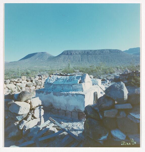 [Studies of Colonial Architectural Fragments and Stepped Circle, Baja California, Mexico; and 2 Views from train en route from New York to Marfa, Texas], Donald Judd (American, Excelsior Springs, Missouri 1928–1994 Marfa, Texas), Chromogenic prints