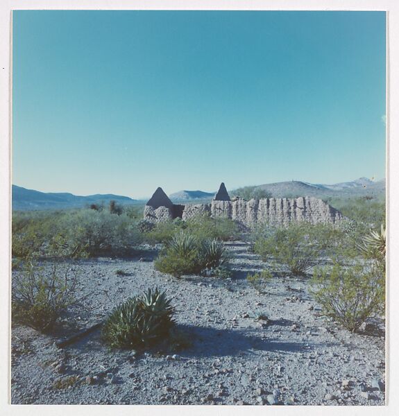 [Studies of Colonial Architectural Fragments and Stepped Circle, Baja California, Mexico; and 2 Views from train en route from New York to Marfa, Texas], Donald Judd (American, Excelsior Springs, Missouri 1928–1994 Marfa, Texas), Chromogenic prints
