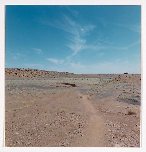 [Studies of Colonial Architectural Fragments and Stepped Circle, Baja California, Mexico; and 2 Views from train en route from New York to Marfa, Texas], Donald Judd (American, Excelsior Springs, Missouri 1928–1994 Marfa, Texas), Chromogenic prints