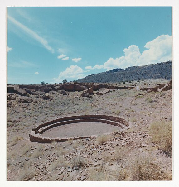 [Studies of Colonial Architectural Fragments and Stepped Circle, Baja California, Mexico; and 2 Views from train en route from New York to Marfa, Texas], Donald Judd (American, Excelsior Springs, Missouri 1928–1994 Marfa, Texas), Chromogenic prints