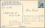 I Got Up, On Kawara (Japanese, 1933–2014), Photomechanical prints