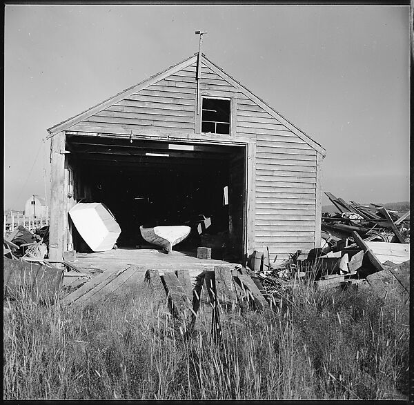 [48 Exterior Views of Heliker House, Including Portraits of Walker Evans, Isabelle Evans, and Others, Cranberry Island, Maine], Walker Evans (American, St. Louis, Missouri 1903–1975 New Haven, Connecticut), Film negative 