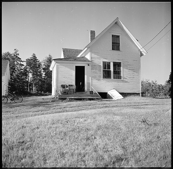 [48 Exterior Views of Heliker House, Including Portraits of Walker Evans, Isabelle Evans, and Others, Cranberry Island, Maine], Walker Evans (American, St. Louis, Missouri 1903–1975 New Haven, Connecticut), Film negative