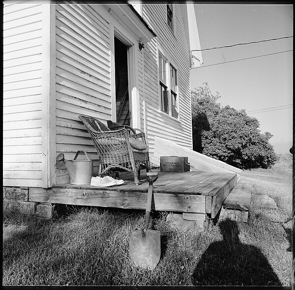 [48 Exterior Views of Heliker House, Including Portraits of Walker Evans, Isabelle Evans, and Others, Cranberry Island, Maine], Walker Evans (American, St. Louis, Missouri 1903–1975 New Haven, Connecticut), Film negative