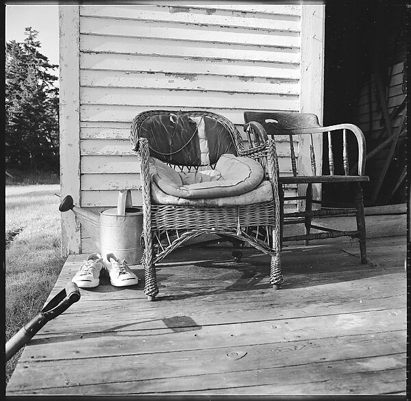 [48 Exterior Views of Heliker House, Including Portraits of Walker Evans, Isabelle Evans, and Others, Cranberry Island, Maine], Walker Evans (American, St. Louis, Missouri 1903–1975 New Haven, Connecticut), Film negative