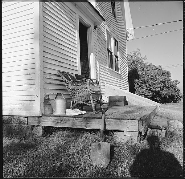[48 Exterior Views of Heliker House, Including Portraits of Walker Evans, Isabelle Evans, and Others, Cranberry Island, Maine], Walker Evans (American, St. Louis, Missouri 1903–1975 New Haven, Connecticut), Film negative