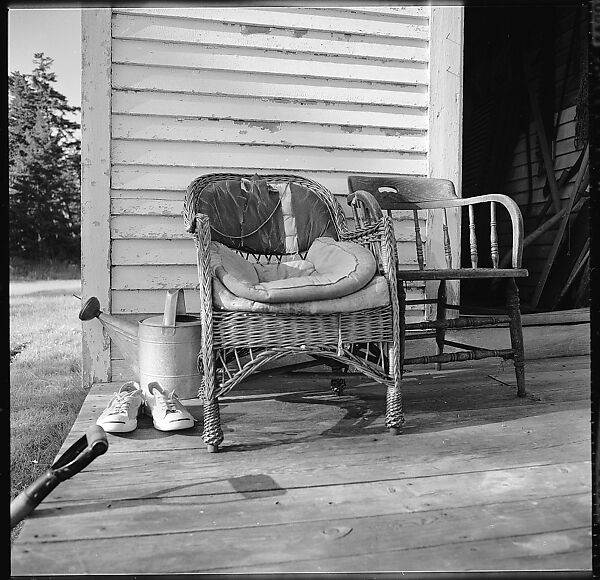 [48 Exterior Views of Heliker House, Including Portraits of Walker Evans, Isabelle Evans, and Others, Cranberry Island, Maine], Walker Evans (American, St. Louis, Missouri 1903–1975 New Haven, Connecticut), Film negative