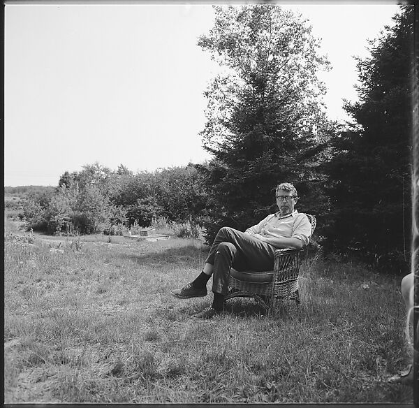 [48 Exterior Views of Heliker House, Including Portraits of Walker Evans, Isabelle Evans, and Others, Cranberry Island, Maine], Walker Evans (American, St. Louis, Missouri 1903–1975 New Haven, Connecticut), Film negative