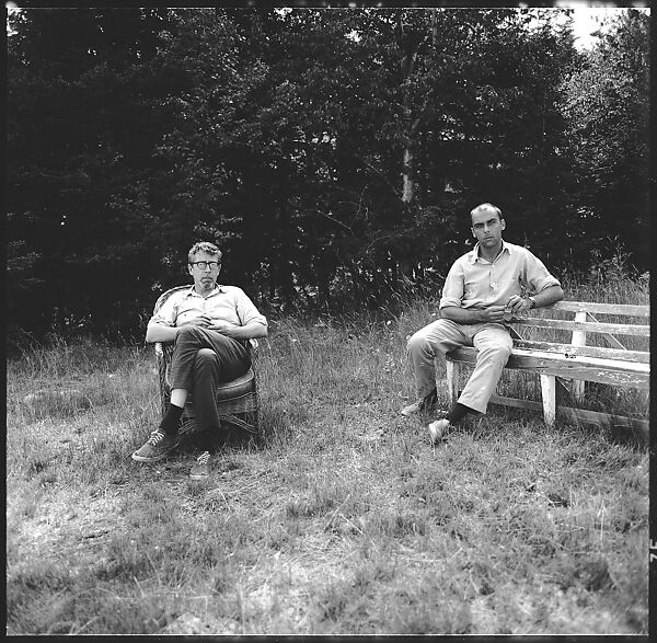 [48 Exterior Views of Heliker House, Including Portraits of Walker Evans, Isabelle Evans, and Others, Cranberry Island, Maine], Walker Evans (American, St. Louis, Missouri 1903–1975 New Haven, Connecticut), Film negative