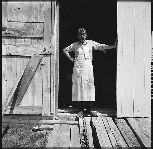 [48 Exterior Views of Heliker House, Including Portraits of Walker Evans, Isabelle Evans, and Others, Cranberry Island, Maine], Walker Evans (American, St. Louis, Missouri 1903–1975 New Haven, Connecticut), Film negative