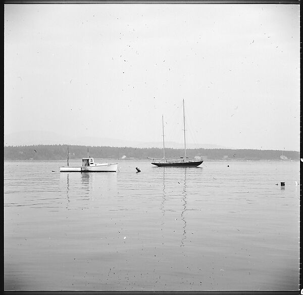 [48 Exterior Views of Heliker House, Including Portraits of Walker Evans, Isabelle Evans, and Others, Cranberry Island, Maine], Walker Evans (American, St. Louis, Missouri 1903–1975 New Haven, Connecticut), Film negative