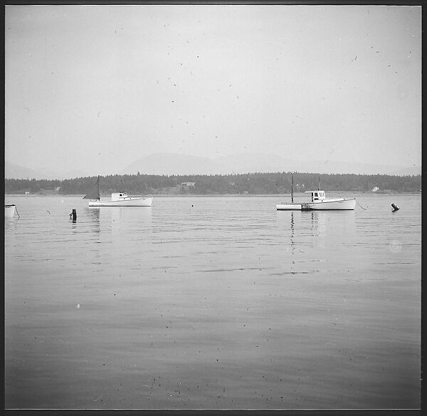 [48 Exterior Views of Heliker House, Including Portraits of Walker Evans, Isabelle Evans, and Others, Cranberry Island, Maine], Walker Evans (American, St. Louis, Missouri 1903–1975 New Haven, Connecticut), Film negative