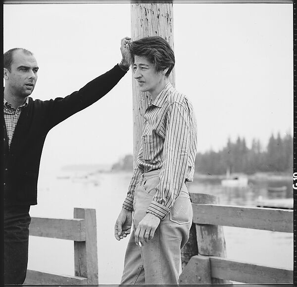 [48 Exterior Views of Heliker House, Including Portraits of Walker Evans, Isabelle Evans, and Others, Cranberry Island, Maine], Walker Evans (American, St. Louis, Missouri 1903–1975 New Haven, Connecticut), Film negative