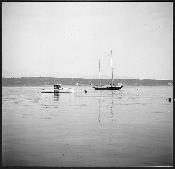 [48 Exterior Views of Heliker House, Including Portraits of Walker Evans, Isabelle Evans, and Others, Cranberry Island, Maine], Walker Evans (American, St. Louis, Missouri 1903–1975 New Haven, Connecticut), Film negative