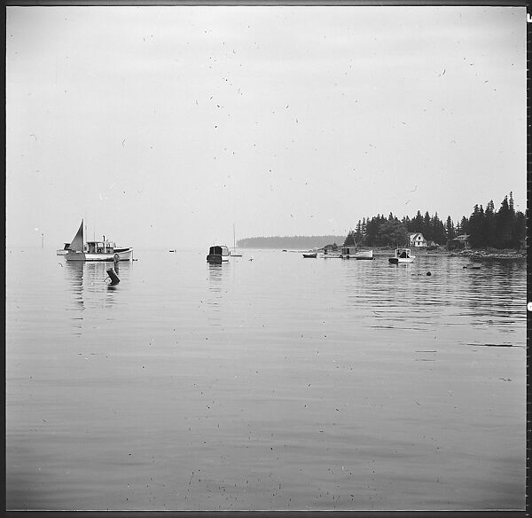 [48 Exterior Views of Heliker House, Including Portraits of Walker Evans, Isabelle Evans, and Others, Cranberry Island, Maine], Walker Evans (American, St. Louis, Missouri 1903–1975 New Haven, Connecticut), Film negative