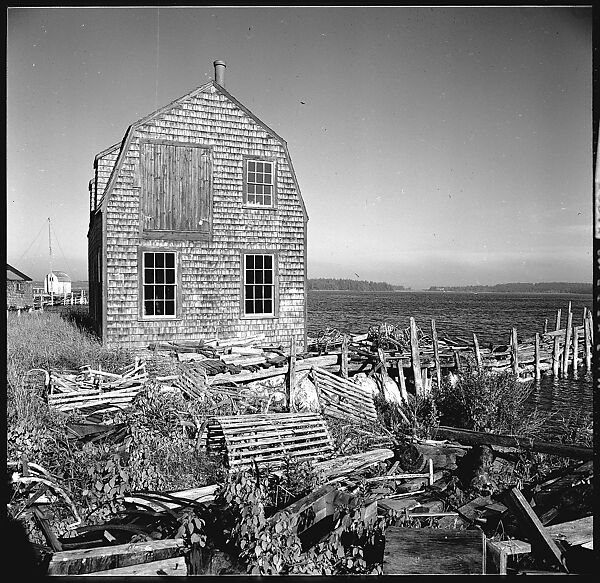 [65 Interior and Exterior Views of the Heliker House, Cranberry Island, Maine], Walker Evans (American, St. Louis, Missouri 1903–1975 New Haven, Connecticut), Film negative