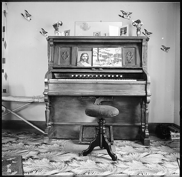 [86 Portraits and Interior and Exterior Views of the Heliker House, Cranberry Island, Maine, and View of "Home Organ," Chester, Nova Scotia], Walker Evans (American, St. Louis, Missouri 1903–1975 New Haven, Connecticut), Film negative