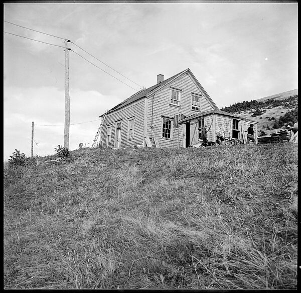 [90 Interior and Exterior Views of the Heliker House and Portraits of Sue Hillis and Others, Cranberry Island, Maine], Walker Evans (American, St. Louis, Missouri 1903–1975 New Haven, Connecticut), Film negative