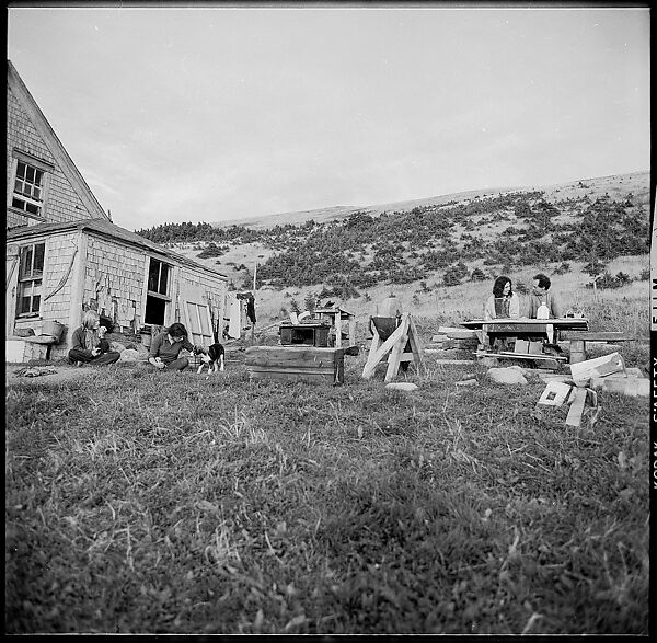 [90 Interior and Exterior Views of the Heliker House and Portraits of Sue Hillis and Others, Cranberry Island, Maine], Walker Evans (American, St. Louis, Missouri 1903–1975 New Haven, Connecticut), Film negative