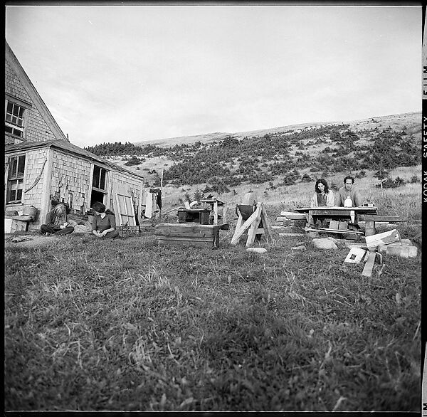 [90 Interior and Exterior Views of the Heliker House and Portraits of Sue Hillis and Others, Cranberry Island, Maine], Walker Evans (American, St. Louis, Missouri 1903–1975 New Haven, Connecticut), Film negative