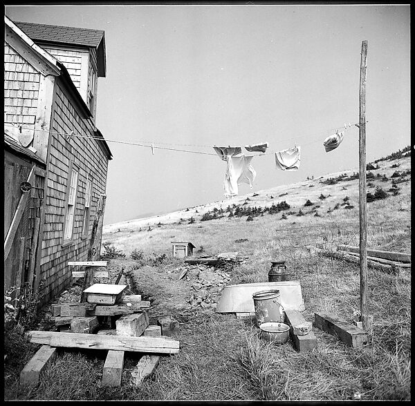 [90 Interior and Exterior Views of the Heliker House and Portraits of Sue Hillis and Others, Cranberry Island, Maine], Walker Evans (American, St. Louis, Missouri 1903–1975 New Haven, Connecticut), Film negative