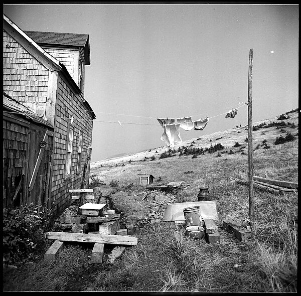 [90 Interior and Exterior Views of the Heliker House and Portraits of Sue Hillis and Others, Cranberry Island, Maine], Walker Evans (American, St. Louis, Missouri 1903–1975 New Haven, Connecticut), Film negative
