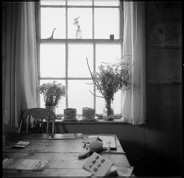 [90 Interior and Exterior Views of the Heliker House and Portraits of Sue Hillis and Others, Cranberry Island, Maine], Walker Evans (American, St. Louis, Missouri 1903–1975 New Haven, Connecticut), Film negative