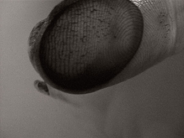 abc, Ann Hamilton (American, born 1956), Single-channel digital video, transferred from Beta tape, black-and-white, silent, 13 min.