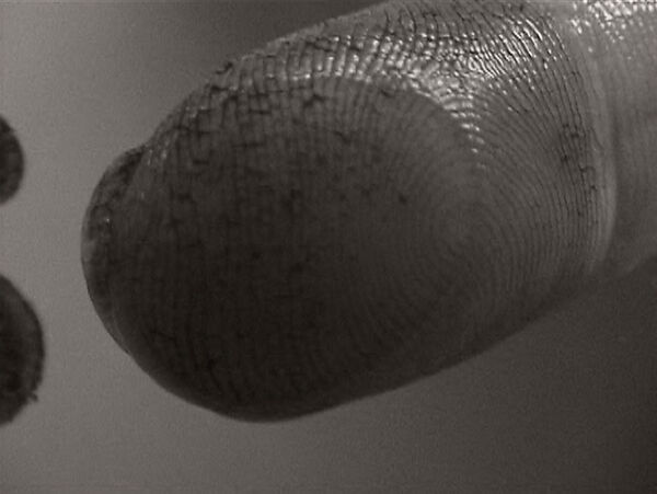 abc, Ann Hamilton (American, born 1956), Single-channel digital video, transferred from Beta tape, black-and-white, silent, 13 min.