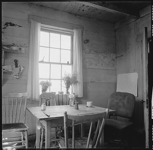 [231 Interior and Exterior Views of Robert Frank's House and Portraits of Robert Frank and June Leaf, Nova Scotia; also Interior Studies of the Heliker House, Cranberry Island, Maine], Walker Evans (American, St. Louis, Missouri 1903–1975 New Haven, Connecticut), Film negative