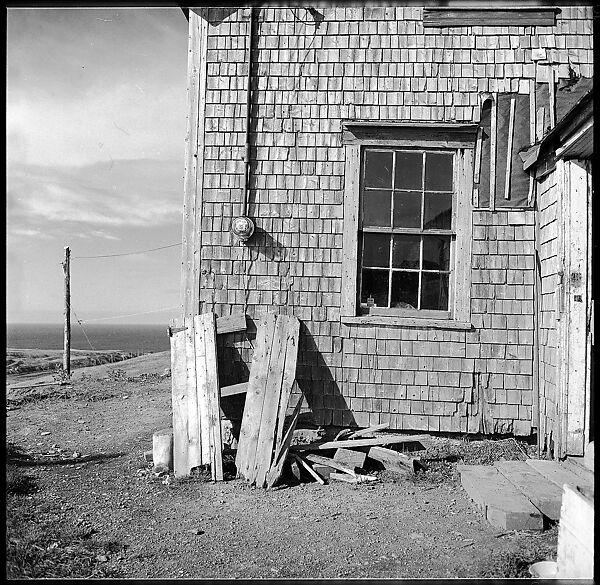 [231 Interior and Exterior Views of Robert Frank's House and Portraits of Robert Frank and June Leaf, Nova Scotia; also Interior Studies of the Heliker House, Cranberry Island, Maine], Walker Evans (American, St. Louis, Missouri 1903–1975 New Haven, Connecticut), Film negative