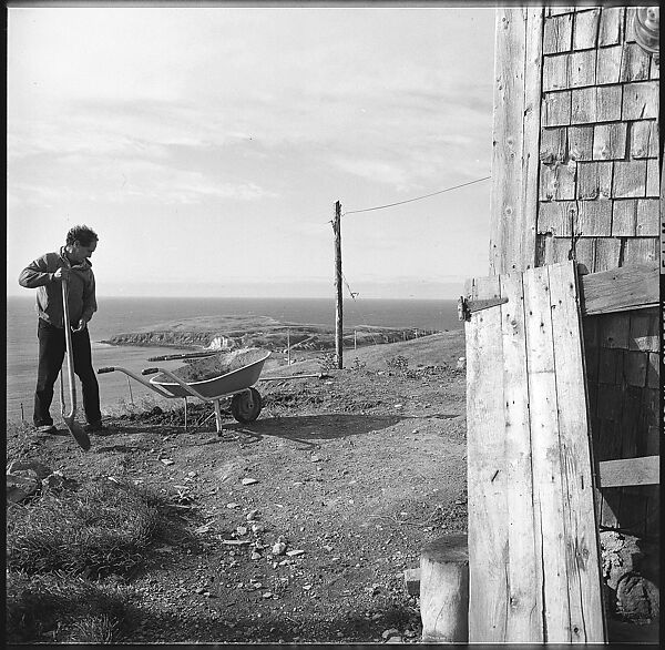 [231 Interior and Exterior Views of Robert Frank's House and Portraits of Robert Frank and June Leaf, Nova Scotia; also Interior Studies of the Heliker House, Cranberry Island, Maine], Walker Evans (American, St. Louis, Missouri 1903–1975 New Haven, Connecticut), Film negative
