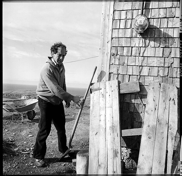 [231 Interior and Exterior Views of Robert Frank's House and Portraits of Robert Frank and June Leaf, Nova Scotia; also Interior Studies of the Heliker House, Cranberry Island, Maine], Walker Evans (American, St. Louis, Missouri 1903–1975 New Haven, Connecticut), Film negative