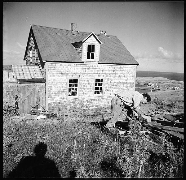 [231 Interior and Exterior Views of Robert Frank's House and Portraits of Robert Frank and June Leaf, Nova Scotia; also Interior Studies of the Heliker House, Cranberry Island, Maine], Walker Evans (American, St. Louis, Missouri 1903–1975 New Haven, Connecticut), Film negative