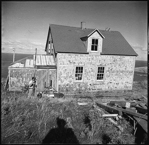 [231 Interior and Exterior Views of Robert Frank's House and Portraits of Robert Frank and June Leaf, Nova Scotia; also Interior Studies of the Heliker House, Cranberry Island, Maine], Walker Evans (American, St. Louis, Missouri 1903–1975 New Haven, Connecticut), Film negative