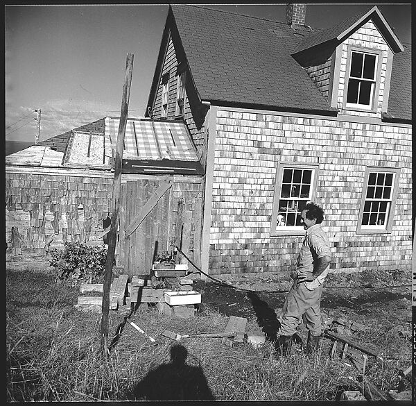 [231 Interior and Exterior Views of Robert Frank's House and Portraits of Robert Frank and June Leaf, Nova Scotia; also Interior Studies of the Heliker House, Cranberry Island, Maine], Walker Evans (American, St. Louis, Missouri 1903–1975 New Haven, Connecticut), Film negative