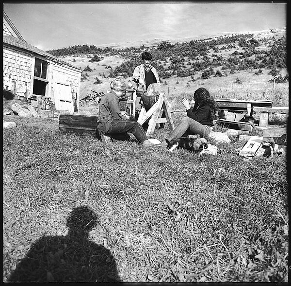 [231 Interior and Exterior Views of Robert Frank's House and Portraits of Robert Frank and June Leaf, Nova Scotia; also Interior Studies of the Heliker House, Cranberry Island, Maine], Walker Evans (American, St. Louis, Missouri 1903–1975 New Haven, Connecticut), Film negative