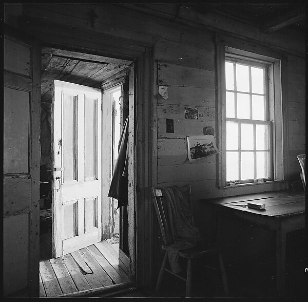 [231 Interior and Exterior Views of Robert Frank's House and Portraits of Robert Frank and June Leaf, Nova Scotia; also Interior Studies of the Heliker House, Cranberry Island, Maine], Walker Evans (American, St. Louis, Missouri 1903–1975 New Haven, Connecticut), Film negative