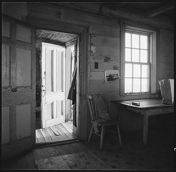 [231 Interior and Exterior Views of Robert Frank's House and Portraits of Robert Frank and June Leaf, Nova Scotia; also Interior Studies of the Heliker House, Cranberry Island, Maine], Walker Evans (American, St. Louis, Missouri 1903–1975 New Haven, Connecticut), Film negative