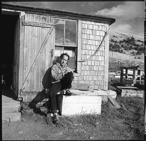 [231 Interior and Exterior Views of Robert Frank's House and Portraits of Robert Frank and June Leaf, Nova Scotia; also Interior Studies of the Heliker House, Cranberry Island, Maine], Walker Evans (American, St. Louis, Missouri 1903–1975 New Haven, Connecticut), Film negative