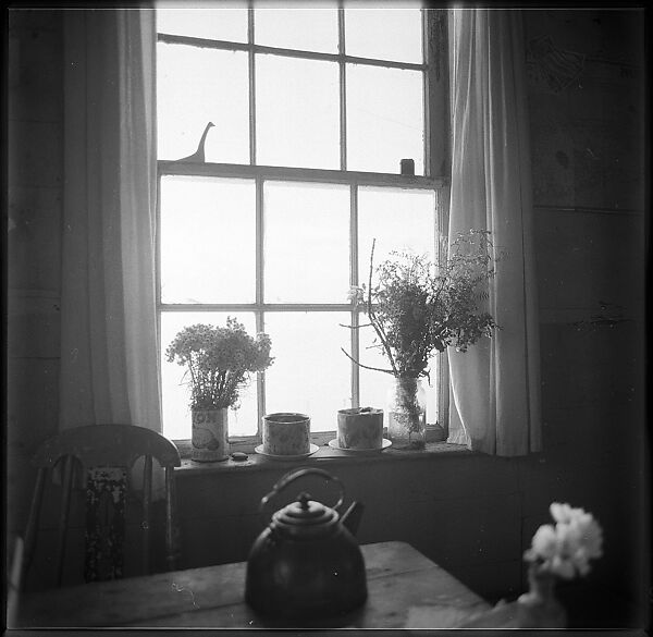 [231 Interior and Exterior Views of Robert Frank's House and Portraits of Robert Frank and June Leaf, Nova Scotia; also Interior Studies of the Heliker House, Cranberry Island, Maine], Walker Evans (American, St. Louis, Missouri 1903–1975 New Haven, Connecticut), Film negative