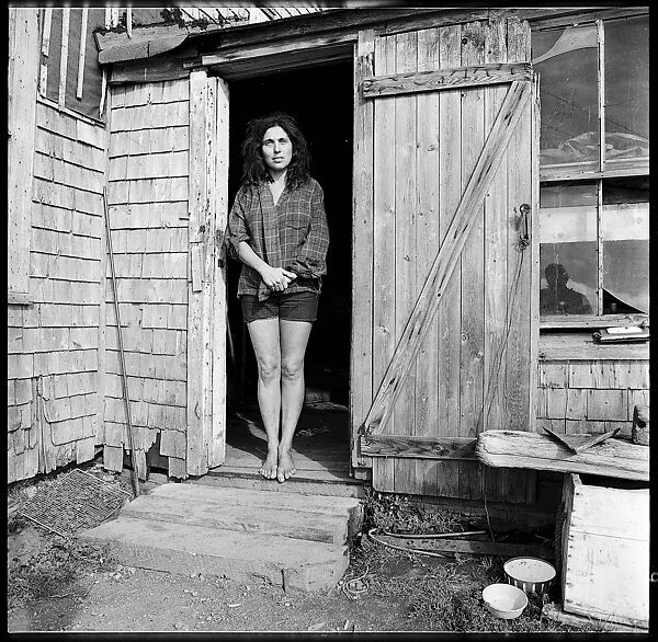[231 Interior and Exterior Views of Robert Frank's House and Portraits of Robert Frank and June Leaf, Nova Scotia; also Interior Studies of the Heliker House, Cranberry Island, Maine], Walker Evans (American, St. Louis, Missouri 1903–1975 New Haven, Connecticut), Film negative