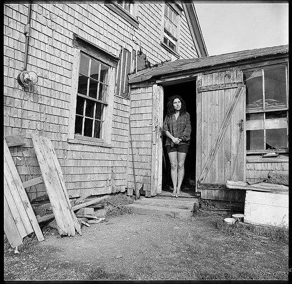 [231 Interior and Exterior Views of Robert Frank's House and Portraits of Robert Frank and June Leaf, Nova Scotia; also Interior Studies of the Heliker House, Cranberry Island, Maine], Walker Evans (American, St. Louis, Missouri 1903–1975 New Haven, Connecticut), Film negative