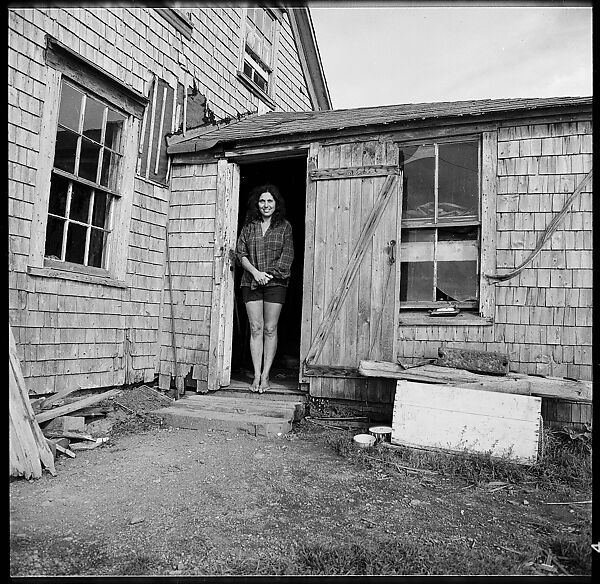 [231 Interior and Exterior Views of Robert Frank's House and Portraits of Robert Frank and June Leaf, Nova Scotia; also Interior Studies of the Heliker House, Cranberry Island, Maine], Walker Evans (American, St. Louis, Missouri 1903–1975 New Haven, Connecticut), Film negative